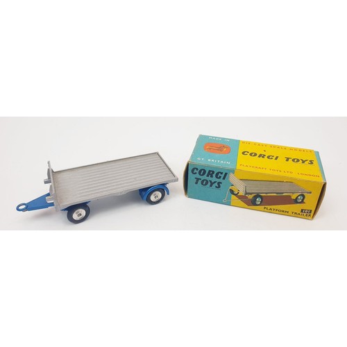 329 - A vintage boxed Corgi Platform Trailer, 101. UK shipping £14. We combine shipping.