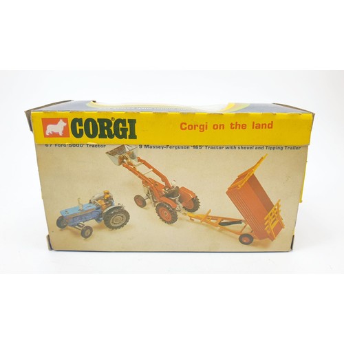 330 - A vintage boxed Corgi Massey-Ferguson Tractor MF50B, 50. UK shipping £14. We combine shipping.