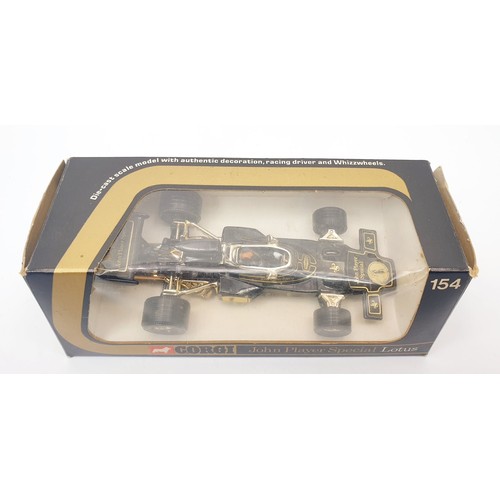 334 - A vintage boxed Corgi John Player Special Lotus, 154. UK shipping £14. We combine shipping.