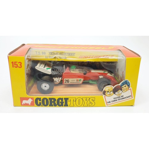 340 - A vintage boxed Corgi Whizzwheels T.S.9B Team Surtees In Italian Finish, 153. UK shipping £14. We co... 