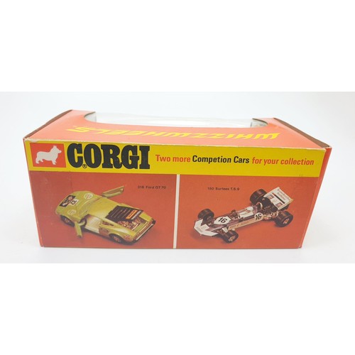 340 - A vintage boxed Corgi Whizzwheels T.S.9B Team Surtees In Italian Finish, 153. UK shipping £14. We co... 