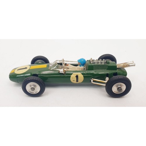 344 - A vintage boxed Corgi Lotus-Climax Formula 1 Racing Car, 155. UK shipping £14. We combine shipping.