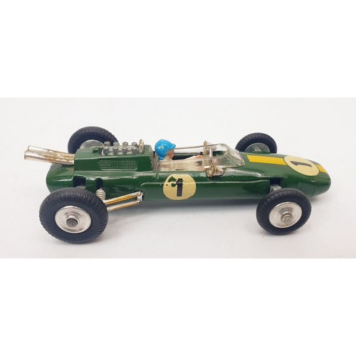 344 - A vintage boxed Corgi Lotus-Climax Formula 1 Racing Car, 155. UK shipping £14. We combine shipping.