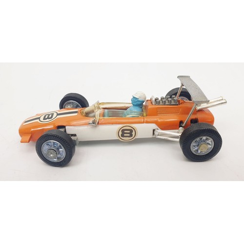 349 - A vintage boxed Corgi A Lotus-Climax F/1 Driver Controlled Steering, 158. UK shipping £14. We combin... 