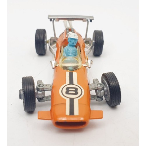 349 - A vintage boxed Corgi A Lotus-Climax F/1 Driver Controlled Steering, 158. UK shipping £14. We combin... 