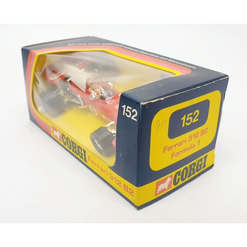 353 - A vintage boxed Corgi Ferrari 312 B2 Formula 1, 152. UK shipping £14. We combine shipping.