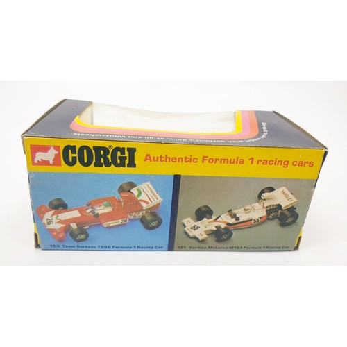 353 - A vintage boxed Corgi Ferrari 312 B2 Formula 1, 152. UK shipping £14. We combine shipping.