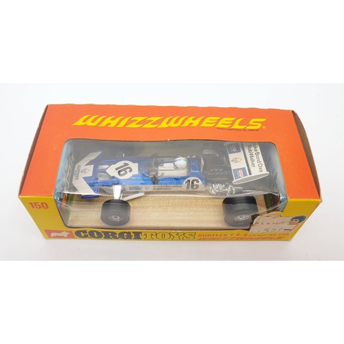 351 - A vintage boxed Corgi Whizzwheels Surtees T.S.9F/1 Racing Car, 150. UK shipping £14. We combine ship... 