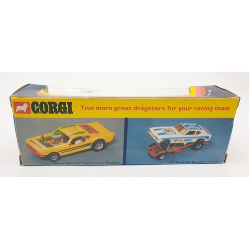 359 - A vintage boxed Corgi John Woolfe Dragster, 170. UK shipping £14. We combine shipping.