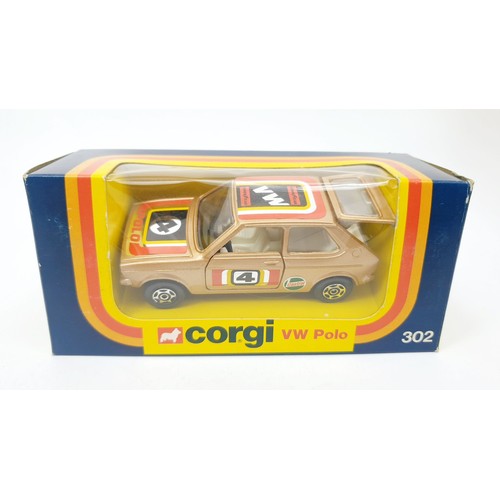 364 - A vintage boxed Corgi VW Polo, 302. UK shipping £14. We combine shipping.