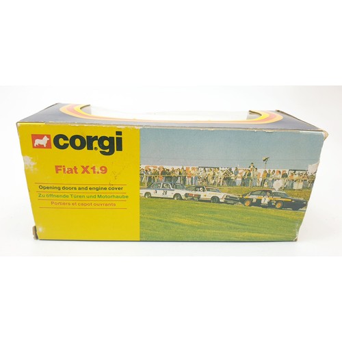 367 - A vintage boxed Corgi Fiat X1.9, 306. UK shipping £14. We combine shipping.