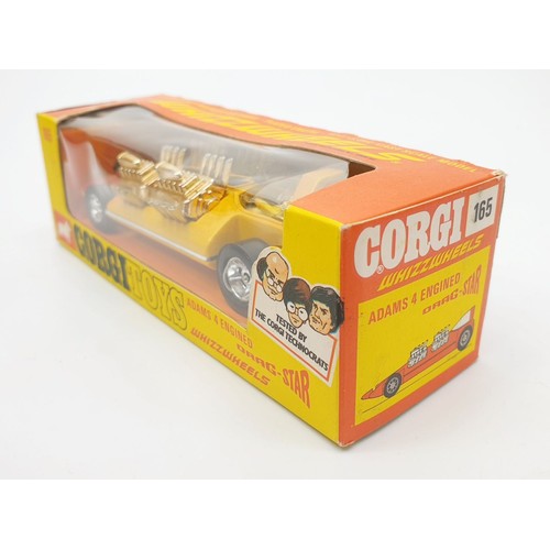 369 - A vintage boxed Corgi Whizzwheels Adams Four Engine Drag-Star, 165. UK shipping £14. We combine ship... 