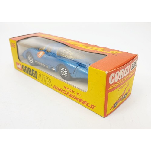 370 - A vintage boxed Corgi Whizzwheels Porsche 917, 385. UK shipping £14. We combine shipping.