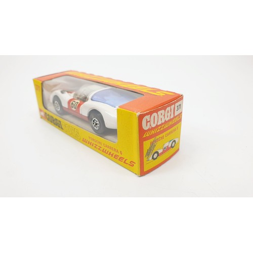 376 - A vintage boxed Corgi Whizzwheels Porsche Carrera 6, 371. UK shipping £14. We combine shipping.