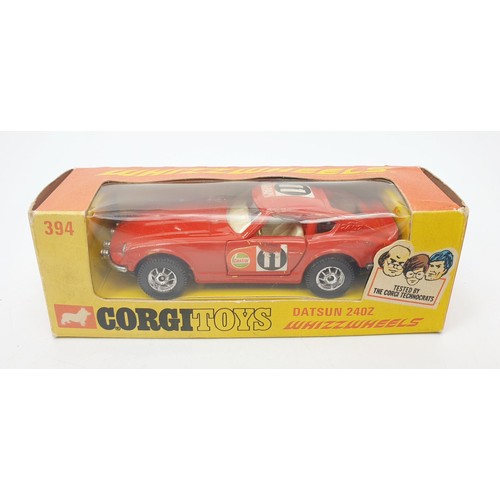 378 - A vintage boxed Corgi Whizzwheels Datsun 240Z, 394. UK shipping £14. We combine shipping.