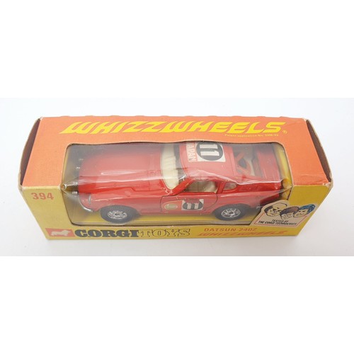 378 - A vintage boxed Corgi Whizzwheels Datsun 240Z, 394. UK shipping £14. We combine shipping.