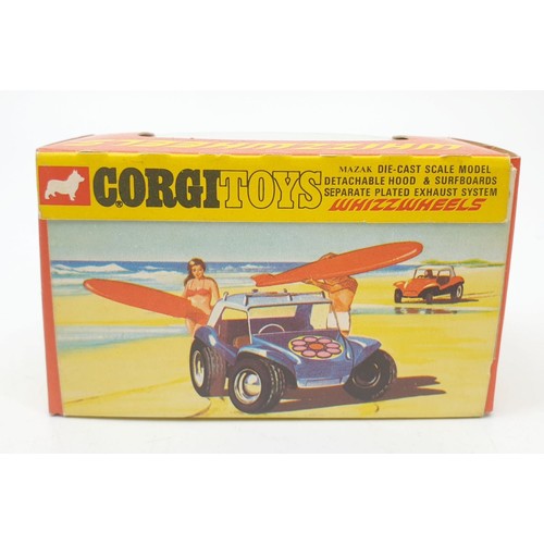 389 - A vintage boxed Corgi Whizzwheels G.P. Beach Buggy, 381. UK shipping £14. We combine shipping.