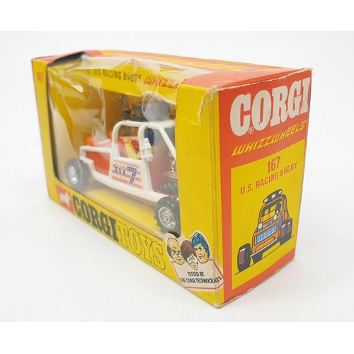 391 - A vintage boxed Corgi U.S. Racing Buggy, 167. UK shipping £14. We combine shipping.