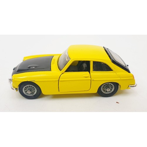 394 - A vintage boxed Corgi MGB GT Competition Model, 345. UK shipping £14. We combine shipping.