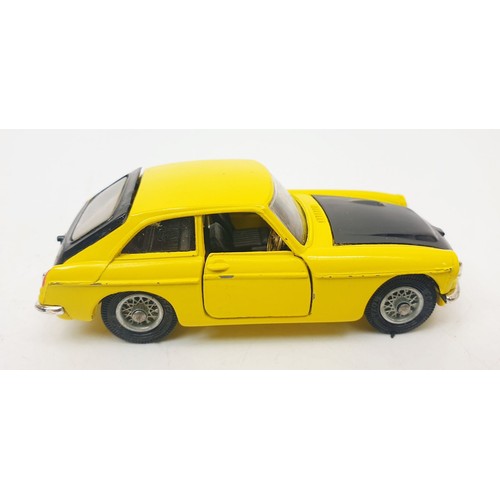 394 - A vintage boxed Corgi MGB GT Competition Model, 345. UK shipping £14. We combine shipping.