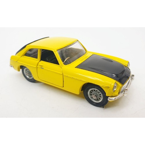 394 - A vintage boxed Corgi MGB GT Competition Model, 345. UK shipping £14. We combine shipping.