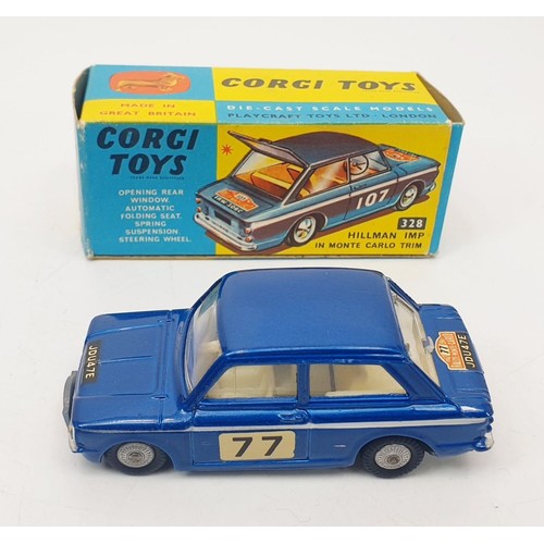 397 - A vintage boxed Corgi 1967 Monte Carlo Sunbeam Imp, 340. UK shipping £14. We combine shipping.