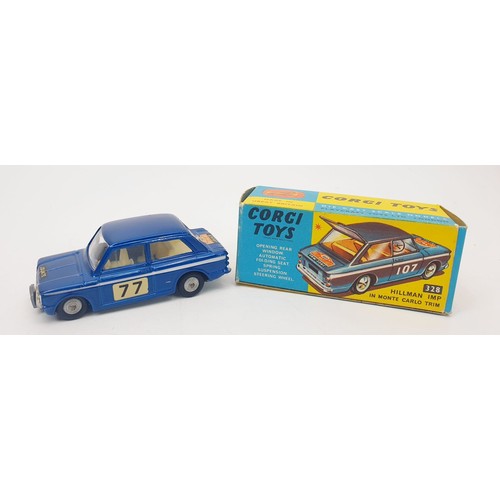 397 - A vintage boxed Corgi 1967 Monte Carlo Sunbeam Imp, 340. UK shipping £14. We combine shipping.