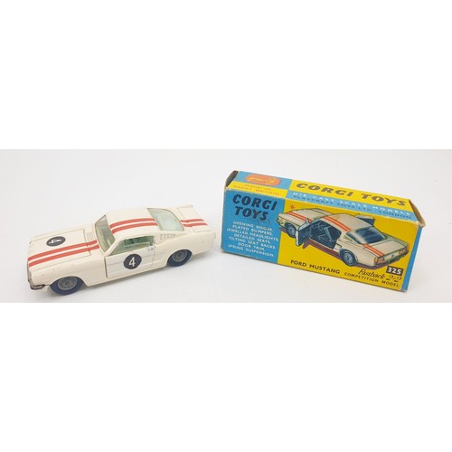 398 - A vintage boxed Corgi Ford Mustang Fast Back 2+2 Competition Model, 325. UK shipping £14. We combine... 