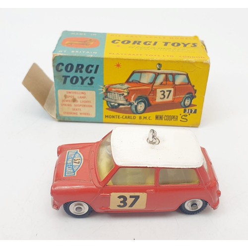 400 - A vintage boxed Corgi Monte Carlo BMC Mini Cooper S, 317. UK shipping £14. We combine shipping.