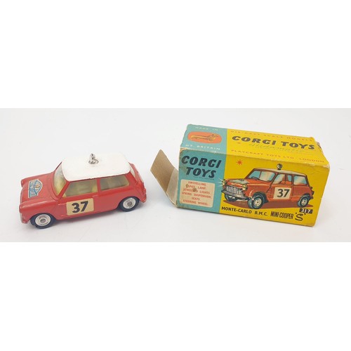 400 - A vintage boxed Corgi Monte Carlo BMC Mini Cooper S, 317. UK shipping £14. We combine shipping.