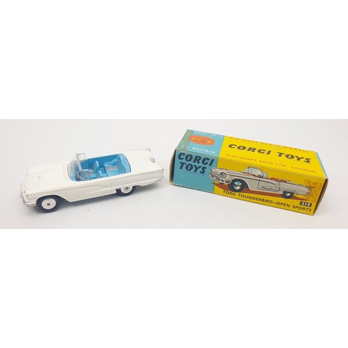 403 - A vintage boxed Corgi Ford Thunderbird Open Sports, 215. UK shipping £14. We combine shipping.