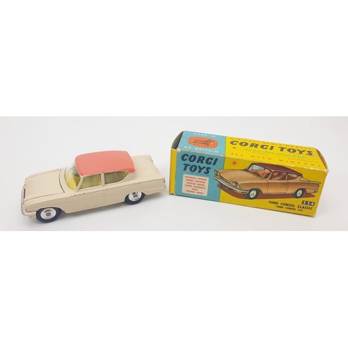 404 - A vintage boxed Corgi Ford Consul Classic, 234. UK shipping £14. We combine shipping.