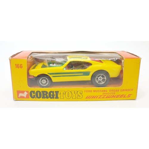 409 - A vintage boxed Corgi Whizzwheels Ford Mustang 