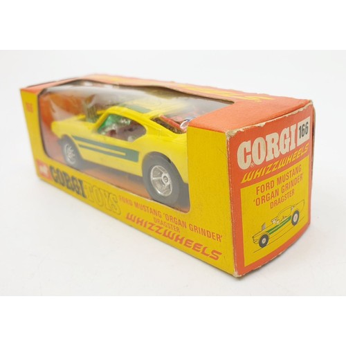 409 - A vintage boxed Corgi Whizzwheels Ford Mustang 