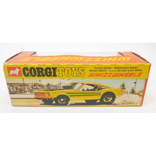 409 - A vintage boxed Corgi Whizzwheels Ford Mustang 