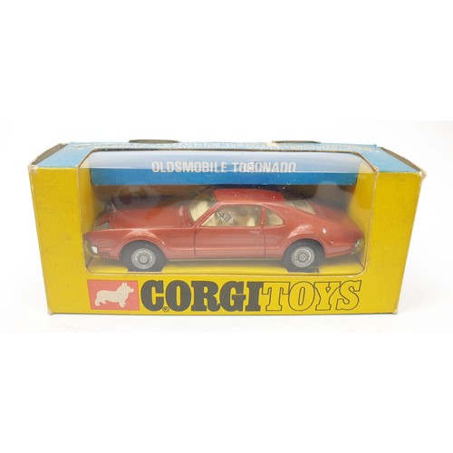 413 - A vintage boxed Corgi Oldsmobile Tornado, 276. UK shipping £14. We combine shipping.