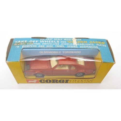 413 - A vintage boxed Corgi Oldsmobile Tornado, 276. UK shipping £14. We combine shipping.