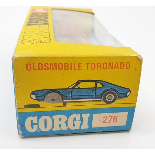 413 - A vintage boxed Corgi Oldsmobile Tornado, 276. UK shipping £14. We combine shipping.