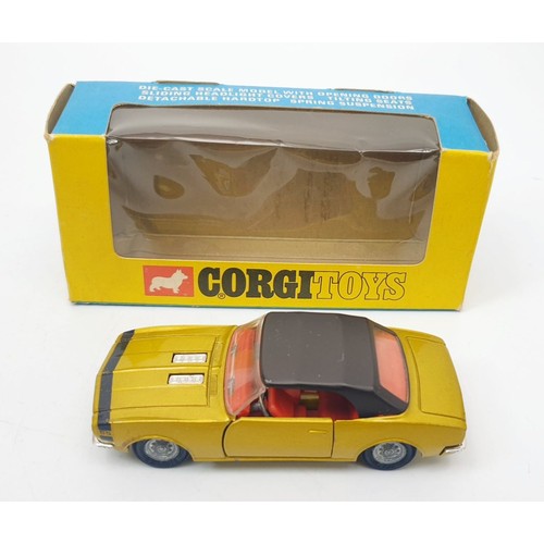 417 - A vintage boxed Corgi Chevrolet SS350 Camero, 338. UK shipping £14. We combine shipping.