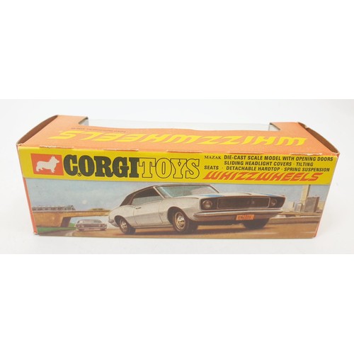 418 - A vintage boxed Corgi Whizzwheels Chevrolet SS350 Camero, 304. UK shipping £14. We combine shipping.