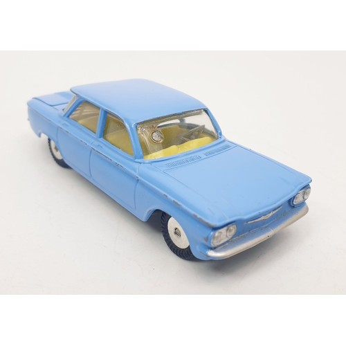 421 - A vintage boxed Corgi Chevrolet Corvair, 229. UK shipping £14. We combine shipping.