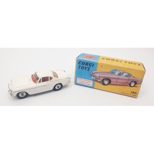 423 - A vintage Corgi Volvo P.1800, 228 with reproduction box. UK shipping £14. We combine shipping.