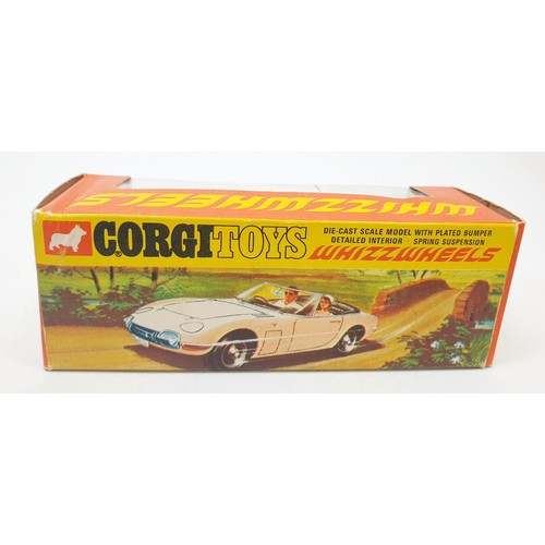 424 - A vintage boxed Corgi Whizzwheels Toyota 2000 GT, 375. UK shipping £14. We combine shipping.