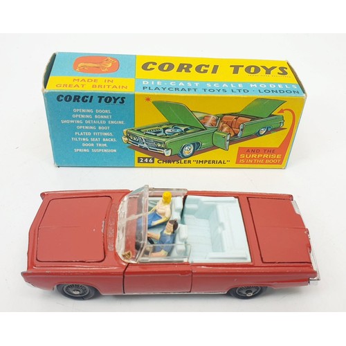 429 - A vintage boxed Corgi Chrysler Imperial, 246. UK shipping £14. We combine shipping.