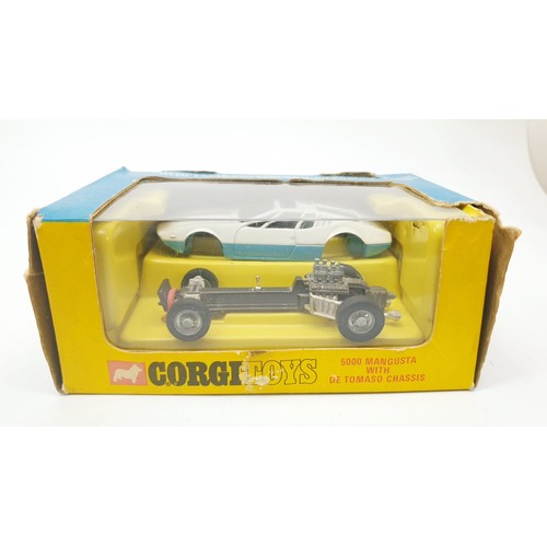 433 - A vintage boxed Corgi 5000 Mangusta With De Tomaso Chassis, 271. UK shipping £14. We combine shippin... 