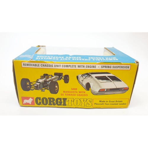 433 - A vintage boxed Corgi 5000 Mangusta With De Tomaso Chassis, 271. UK shipping £14. We combine shippin... 