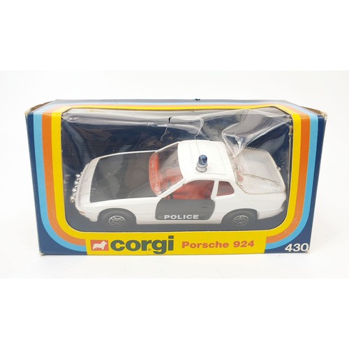 434 - A vintage boxed Corgi Porsche 924, 430. UK shipping £14. We combine shipping.