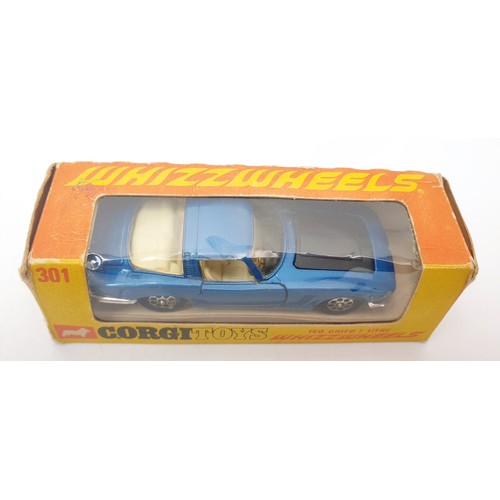 437 - A vintage boxed Corgi Whizzwheels Iso Grifo 7 litre, 301. UK shipping £14. We combine shipping.