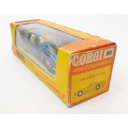 437 - A vintage boxed Corgi Whizzwheels Iso Grifo 7 litre, 301. UK shipping £14. We combine shipping.