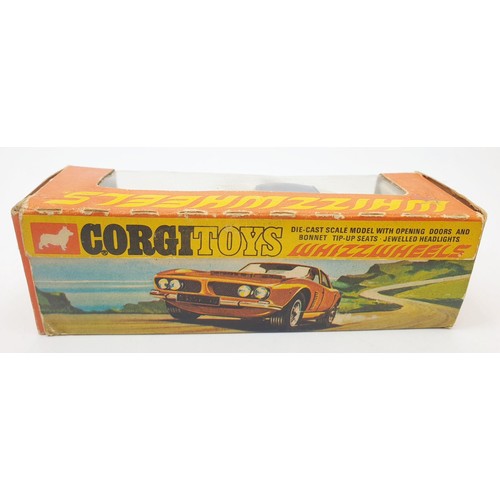 437 - A vintage boxed Corgi Whizzwheels Iso Grifo 7 litre, 301. UK shipping £14. We combine shipping.